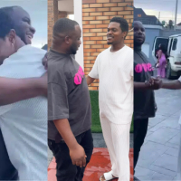 Fans Reacts As Billionaire Blord Pays Visits To Sabinus At His Residence