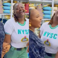 Corper rejected in many places serves at shop, gets N70k minimum wage