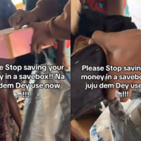 Stop using saving box” – reactions as Man uses Soldier to Arrest Carpenter after N60K Vanishes From Piggybank