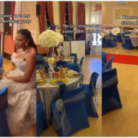 Young lady heartbroken as guests refuse to show up at her lavish 18th birthday party