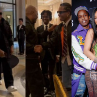 Singer Rema Spotted with Tony Elumelu and Rihanna’s lover, ASAP Rocky in paris