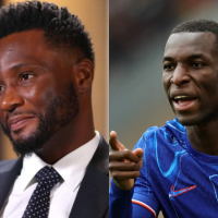 “I will stay quiet if he keeps scoring” — Mikel Obi reacts to Jackson