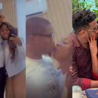 Popular Fashion Designer, Veekee James Spotted Locking Lips With Another Man