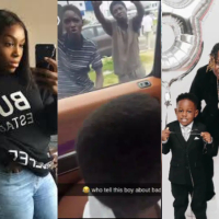 Singer Zlatan’s babymama defends son’s scared reaction to street boys