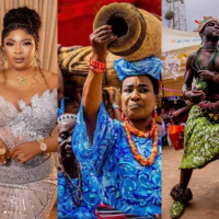 Isese Day: Laide Bakare, others attends the 2024 Udiroko festival in Ekiti, Video goes viral
