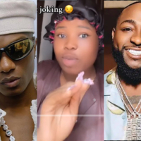 Nigerian lady pledges to sue midwives if baby loves Wizkid over Davido