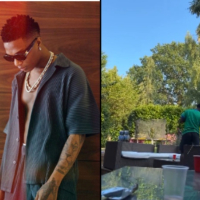 “Nobody Loves Lowkey Life Like Ayo” – Reactions As Video Of Wizkid’s London Mansion Goes Viral