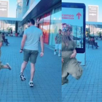Oyinbo couple sparks buzz as they jumps into the viral ‘Gwo gwo gwo ngwo’ dance challenge