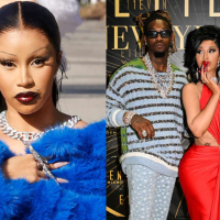 Cardi B reacts as Offset accuses her of cheating while pregnant