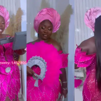 Nigerian lady shares how she spent N3.8m just to look good for a wedding party