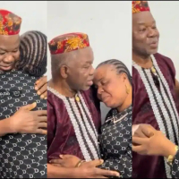 Nollywood Actor Chiwetalu Agu sweetly celebrates wife on birthday