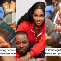 BBNaija: Nigerians gather massively at voting center to vote for Doublekay