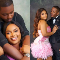 Timini Egbuson and Bimbo Ademoye raises eyebrows as they share loved-up photos