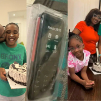 Jason Njoku causes buzz online as he presents his son Nokia 5310 on his 11th birthday