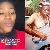 Nigerian lady piqued people’s interest by sharing the story behind the viral ‘Gwo Gwo Gwo NGwo’ challenge