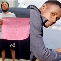 Denilson Igwe Stages Intellectual Property Theft Protest Against Mark Angel
