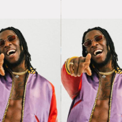 Fans react as Burna Boy takes the stage before large audience at Coldplay concert in Dublin
