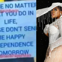 Destiny Etiko cautions people intending to send her happy Independence messages