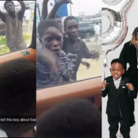 Moment Zlatan’s son express fear as he sees street boys hailing his father