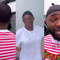Fans compare Singer Davido to Aunty Ramota after seeing his new wig cap