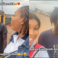 Emotional moment lady meets her mentally challenged friend from SS1