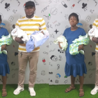 Couple Who Welcomed Quadruplets Get N19M, 100k Monthly Salary, House Help, More