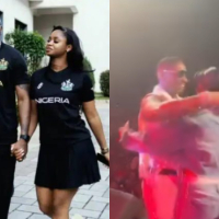 Juma Jux brings Priscilla on stage during concert, performs with her