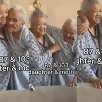 103-year-old mom’s heartwarming bond with her 87-year-old daughter stirs reactions online