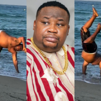 “Belle Na water”- Reactions as Cubana ChiefPriest joins ‘Up and Grateful’ challange, video trends