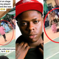 Nigerian lady cries on stage as DJ plays late Mohbad’s song