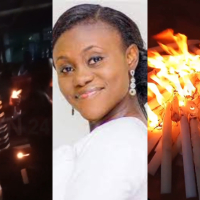 Tears flow as crowd turns up for Aduke Gold’s candlelight procession at Ogba