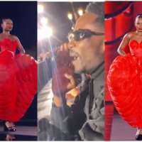 Mr Eazi hypes his lover, Temi Otedola as she makes runway debut in Paris