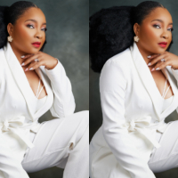 “Lady In White” Actress Linda Ejiofor Stuns in WHITE as She Marks Birthday in Style