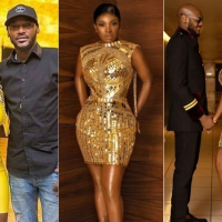 “No rest for the singles” – Netizens reacts as actress Annie Idibia professes love for her husband, 2Face