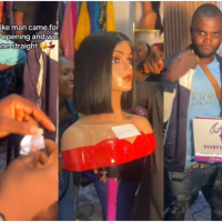 Drama as bikeman surprisingly wins ‘expensive’ bone straight wig at stop opening