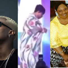 Video of Wizkid’s Mom Dancing on Stage Make Waves Online After He Called Out Davido’s Uncle