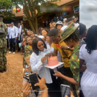 Moment Military Man Proposes to Girlfriend on Sign-Out Day and She Said Yes