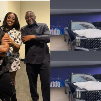 Davido Gifts his wife Manager, Ubi Franklin Brand New car