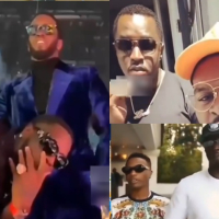 Video Of Burna Boy, Wizkid and Falz Vibing with Diddy Goes Viral After His Arrest