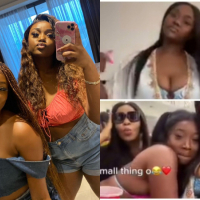 “Be very careful” – Online users expresses concerns over Chioma Adeleke’s bestie, Naomi