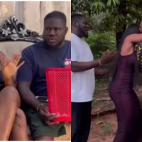 Untouchable gifts fiancée a dream encounter with her favorite star, Yul Edochie