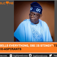 “ATIKU SELLS EVERYTHING, OBI IS STINGY” TINUBU FAULTS CO-ASPIRANTS