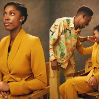 Singer Moses’ Bliss wife, Marie, marks 25th birthday in style