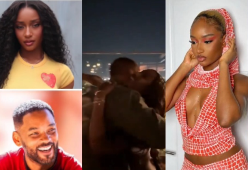 Ayra Starr Spotted Balling and Having Dinner with Actor Will Smith