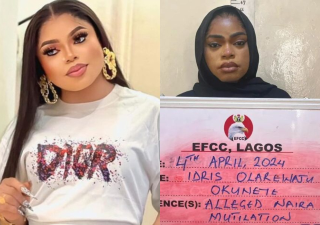 “Don’t spray money or you’ll become a landlord inside Kirikiri” – Bobrisky warns