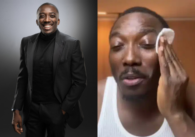 Comedian, Bovi replies critics badmouthing him for using skincare products