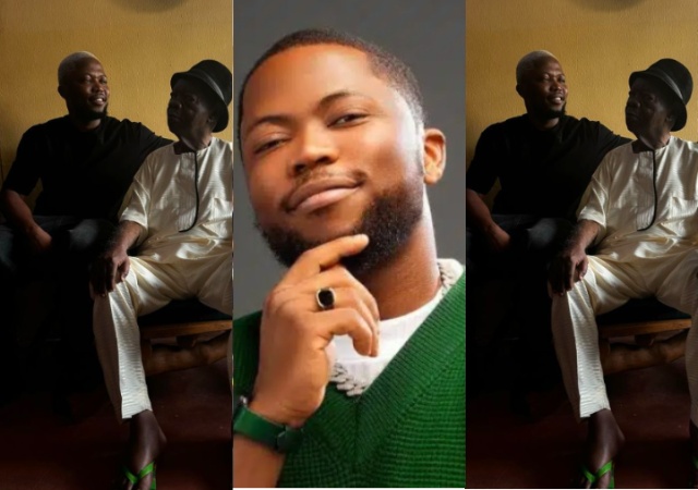 Brain Jotter pays a visit to veteran singer, Mike Ejeagha, both took a wonderful picture