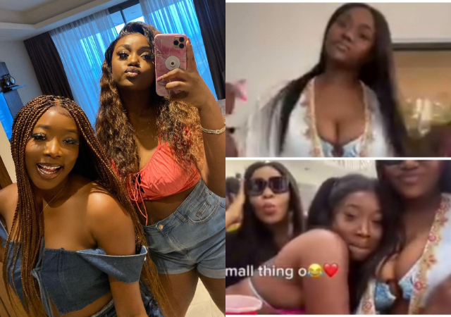 “Be very careful” – Online users expresses concerns over Chioma Adeleke’s bestie, Naomi