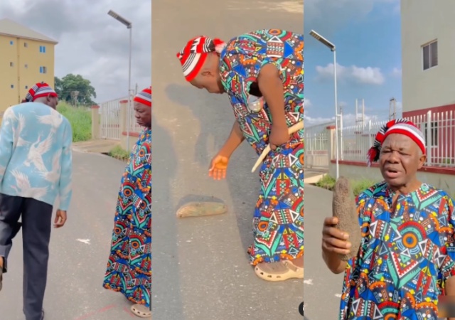 Gwo gwo ngwo: Chiwetalu Agu turns son to ‘yam’ in their own version of Gwo gwo ngwo challenge