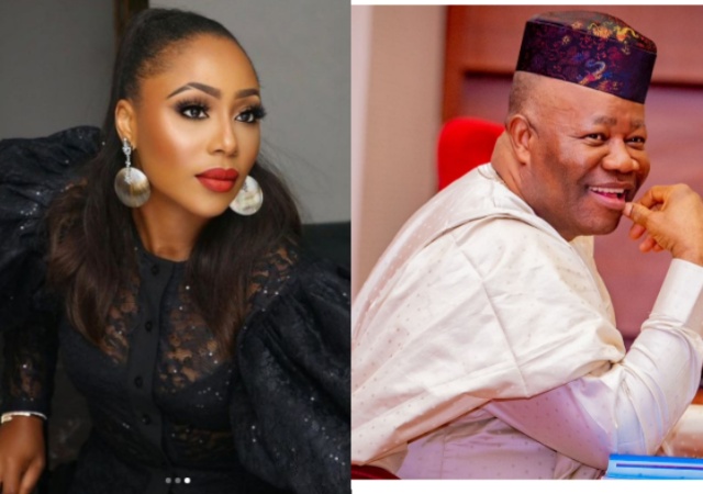 Dakore Egbuson Debunks Allegations of Being Godswill Akpabio’s Side Chic, Threatens Lawsuit